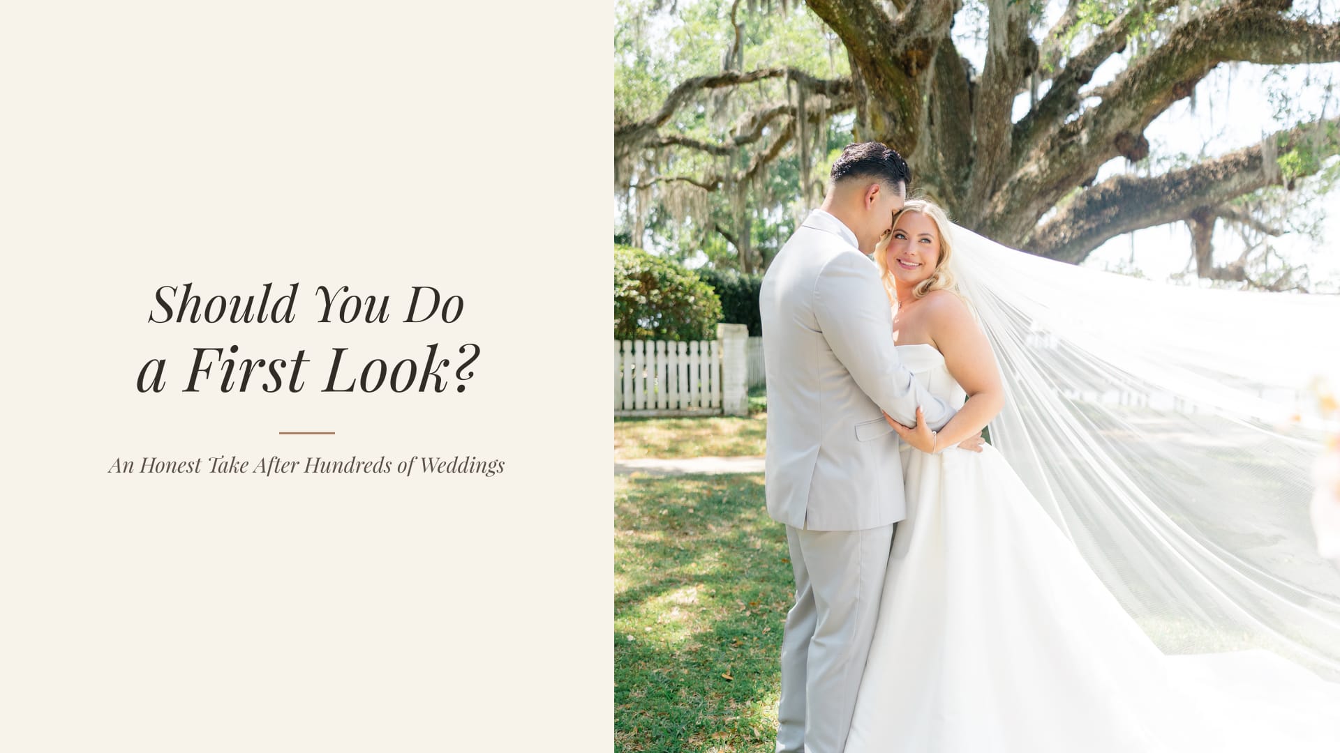 Should You Do a First Look? An Honest Take After Hundreds of Weddings