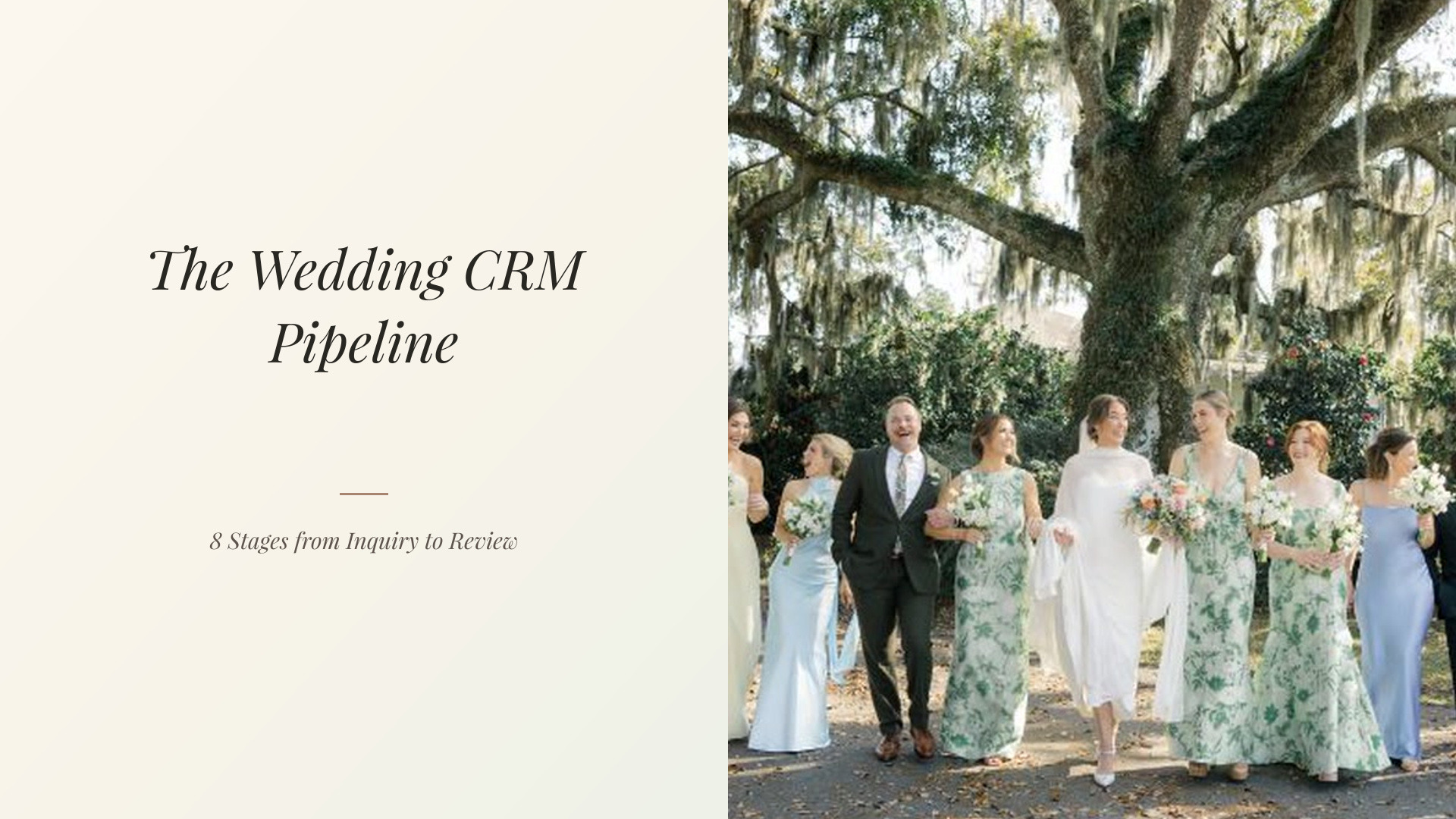 Wedding CRM Pipeline: 8 Stages From Inquiry to Review