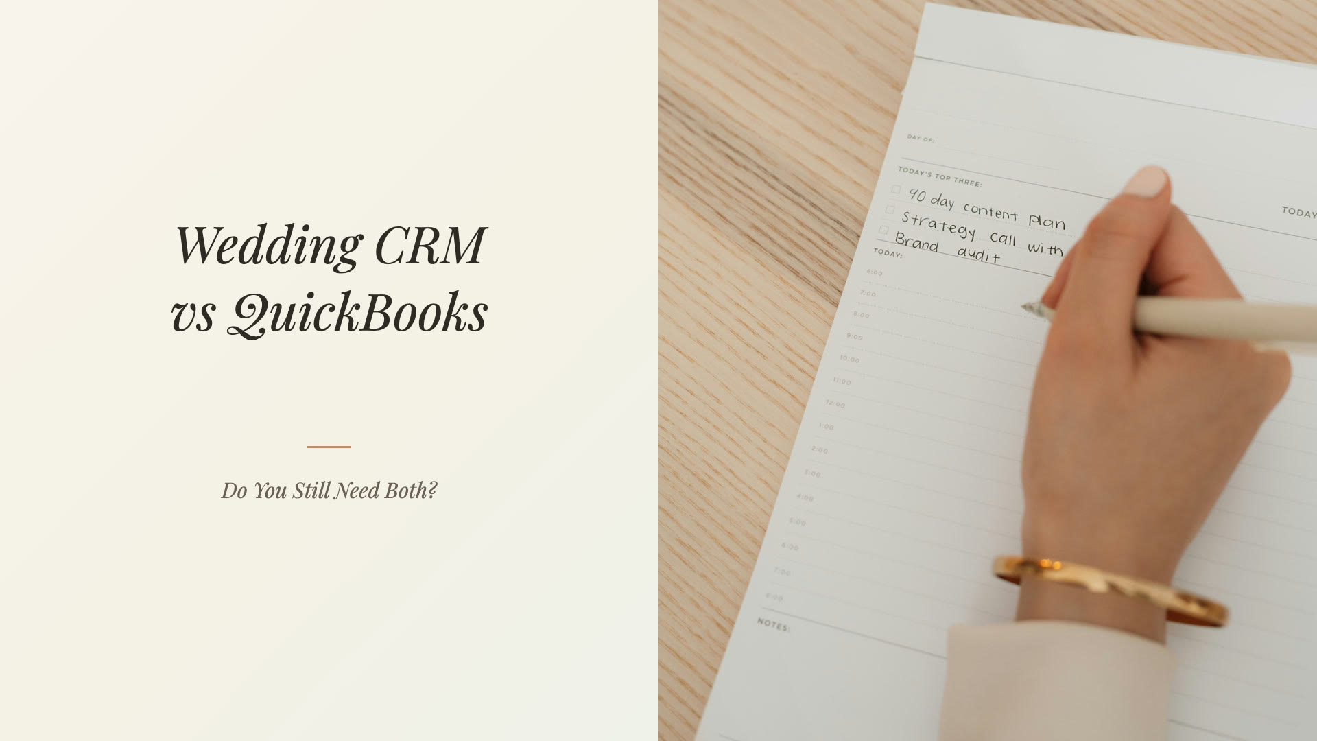 Do You Still Need QuickBooks If You Use a Wedding CRM?