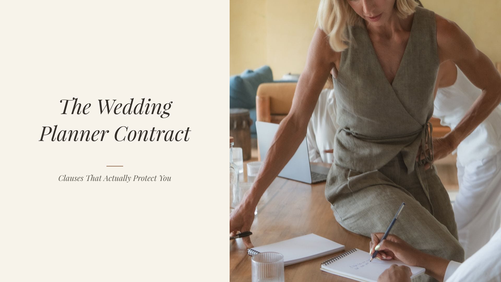 The Wedding Planner Contract: Clauses That Actually Protect You