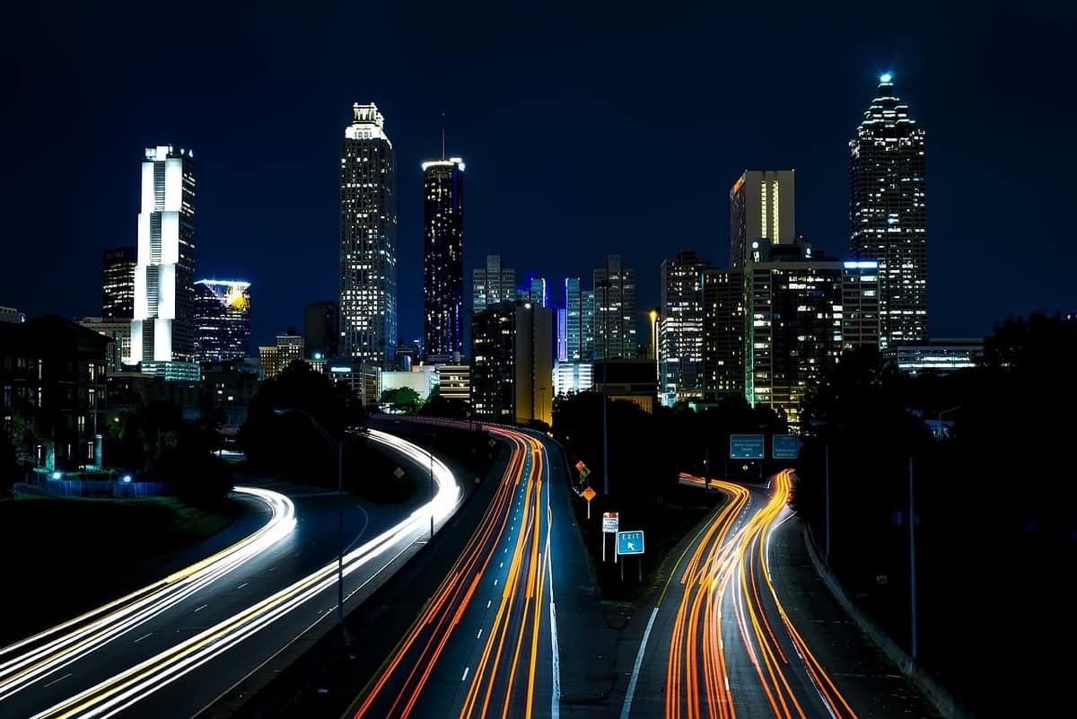 Scenic view of Atlanta, Georgia — a popular wedding destination
