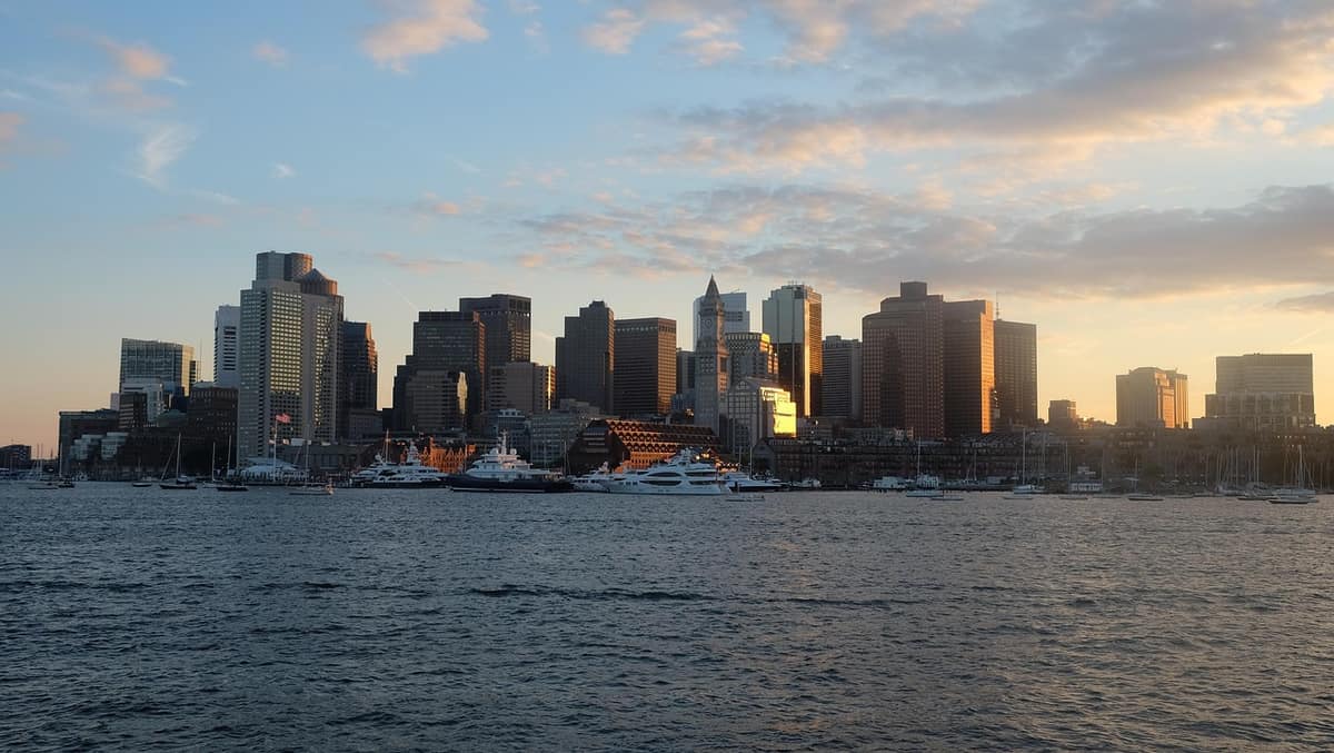 Scenic view of Boston, Massachusetts — a popular wedding destination