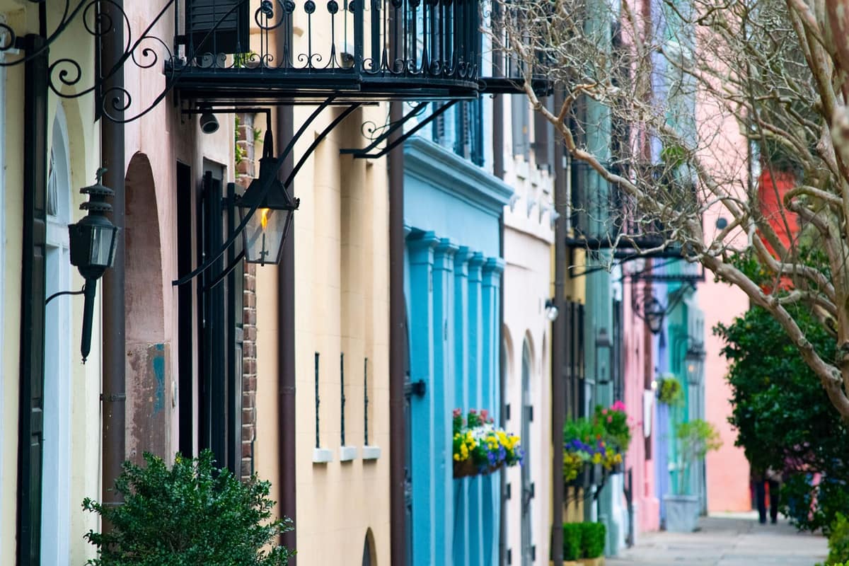 Scenic view of Charleston, South Carolina — a popular wedding destination