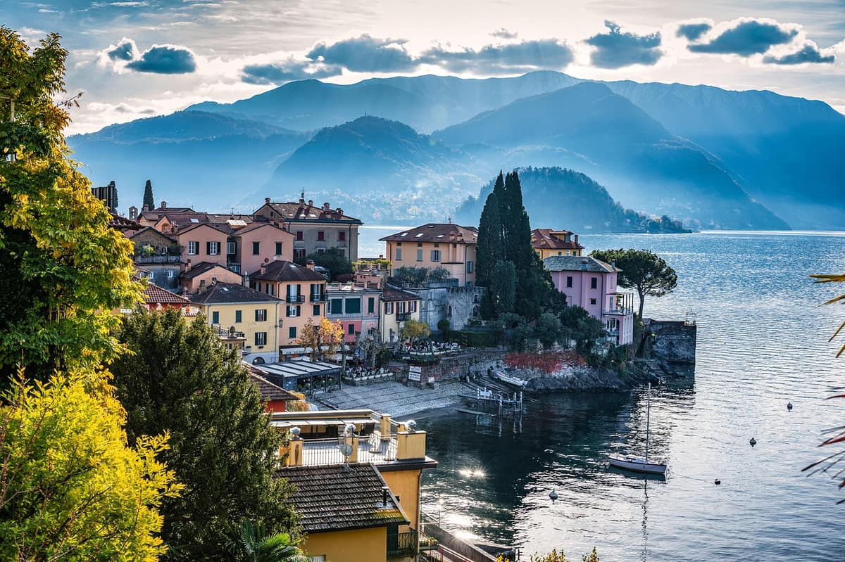 Scenic view of Lake Como, Italy — a popular wedding destination