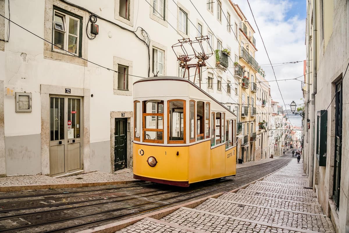 Scenic view of Lisbon, Portugal — a popular wedding destination