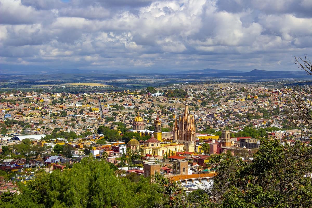Scenic view of Mexico City, Mexico — a popular wedding destination
