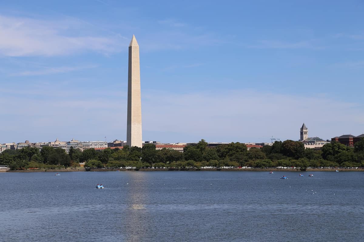 Scenic view of Washington, D.C., District of Columbia — a popular wedding destination
